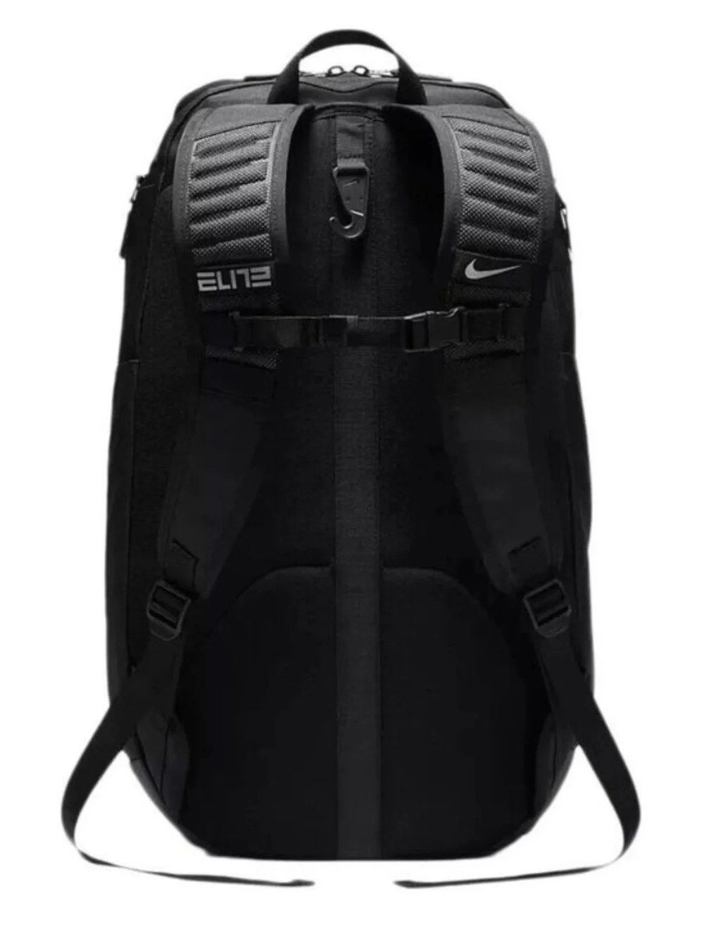 NWT NIKE HOOPS ELITE PRO BLACK METALLIC SILVER BASKETBALL BACKPACK BA5554-001 OS